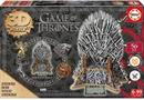 Game of Thrones Iron Throne 56 Piece 3D Monument Wood Puzzle