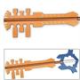 Kingdom Hearts 33.25" Foam Keyblade Replica: Ends of the Earth (Terra)