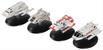 Eaglemoss Star Trek Shuttlecraft Replica Set 4 | Passenger, Warrant, Short-Range, Medical | UK Release