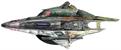 Eaglemoss Star Trek Picard Ship Replica | Romulan Seven of Nines Fenris Ranger
