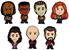 Star Trek The Next Generation Chibi Characters 7 Piece Pin Badge Set