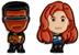 Star Trek The Next Generation Chibi Characters 7 Piece Pin Badge Set