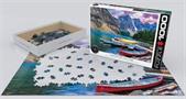 Canoes on the Lake 1000 Piece Jigsaw Puzzle