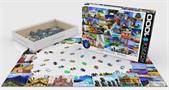 World Globetrotter 1000 Piece Jigsaw Puzzle