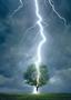 Lighting Striking Tree 1000 Piece Jigsaw Puzzle
