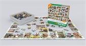 Wildlife Vintage Stamps 500 Piece Jigsaw Puzzle
