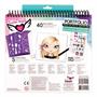 Make-Up & Hair Design Sketch Portfolio Set