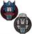 Transformers 40th Anniversary Optimus Prime and Megatron Pin Badge Set