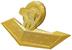 Yu-Gi-Oh! 24K Gold Plated Duel Disk Mini Replica