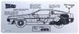 Back to the Future DeLorean Schematic Fan-Plate