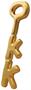 SpongeBob SquarePants 24k Gold Plated Krusty Krab Key Replica