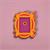 Friends Peephole Frame Limited Edition Pin Badge