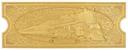 The Polar Express 24k Gold Plated Train Ticket