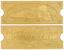 The Polar Express 24k Gold Plated Train Ticket