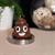 My Sh*T Doesn&#39;t Stink Poop Emoji Candle, Rose Scented