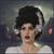 Bride of Frankenstein Adult Costume Wig | Black and White