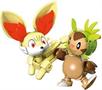 Pokemon Chespin vs. Fennekin Mega Construx Set