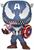Marvel Funko POP | Venom Captain America