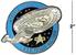 Eaglemoss Star Trek: Voyager USS Voyager (NCC-74656) Enamel Pin