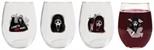 Scream Ghost Face Glass Wine Tumbler Set of 4