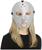 Rhinestone Hockey Adult Costume Mask