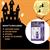 Glitter 3D Unicorn Pumpkin Decoration Kit | Black Horn