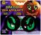 Eerie Light-Up Pumpkin Eyes Halloween Decoration | Green