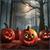 Eerie Light-Up Pumpkin Eyes Halloween Decoration | Green