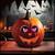 Eerie Light-Up Pumpkin Eyes Halloween Decoration | Purple
