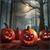 Eerie Light-Up Pumpkin Eyes Halloween Decoration | Purple