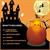 Light-Up Pumpkin Peeper Halloween Decor