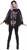 Rainbow Skeleton Adult Costume Poncho | One Size Fits Most
