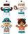 Miami Dolphins 4-Piece NFL Little People Collector Set