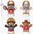 San Francisco 49ers 4-Piece NFL Little People Collector Set