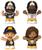 Pittsburg Steelers 4-Piece NFL Little People Collector Set
