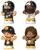 Pittsburg Steelers 4-Piece NFL Little People Collector Set