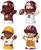 Washington Commanders 4-Piece NFL Little People Collector Set