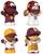Washington Commanders 4-Piece NFL Little People Collector Set