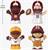 Washington Commanders 4-Piece NFL Little People Collector Set
