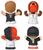 Cincinnati Bengals 4-Piece NFL Little People Collector Set