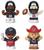 Houston Texans 4-Piece NFL Little People Collector Set
