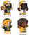 Green Bay Packers 4-Piece NFL Little People Collector Set