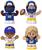 Los Angeles Rams 4-Piece NFL Little People Collector Set