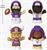 Minnesota Vikings 4-Piece NFL Little People Collector Set