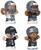 Las Vegas Raiders 4-Piece NFL Little People Collector Set
