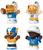 Los Angeles Chargers 4-Piece NFL Little People Collector Set
