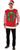Red Light-Up Wreath Women's Ugly Christmas Sweater