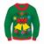 Green Musical Light-Up Jingle Bells Adult Ugly Christmas Sweater