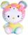 Sanrio Hello Kitty Teddy Bear Rainbow Sherbet 9.5 Inch Plush