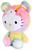 Sanrio Hello Kitty Teddy Bear Rainbow Sherbet 9.5 Inch Plush